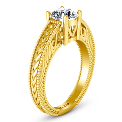 Solitaire Engagement Ring Kensington 14K Yellow Gold