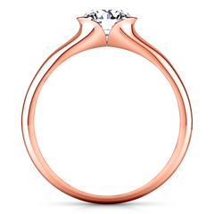 Solitaire Engagement Ring Ansley 14K Rose Gold