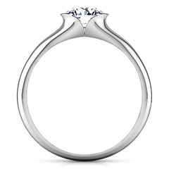 Solitaire Engagement Ring Ansley 14K White Gold