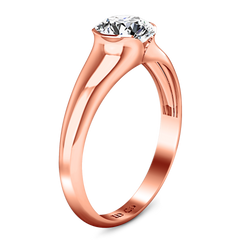 Solitaire Engagement Ring Ansley 14K Rose Gold