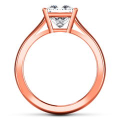 Solitaire Princess Cut Engagement Ring Angie 14K Rose Gold