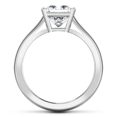 Solitaire Princess Cut Engagement Ring Angie 14K White Gold