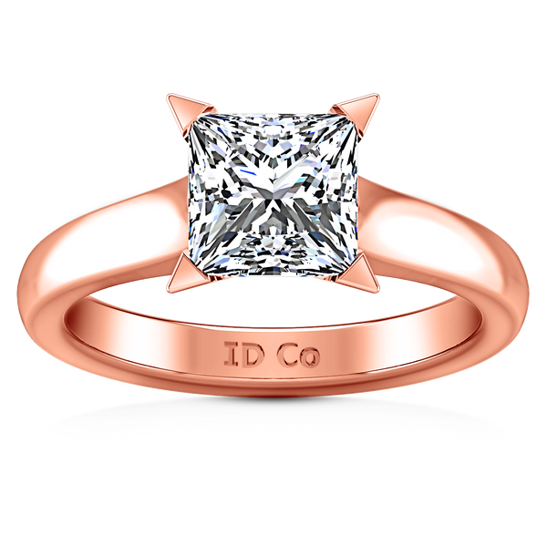 Solitaire Engagement Ring Jenny 14K Rose Gold