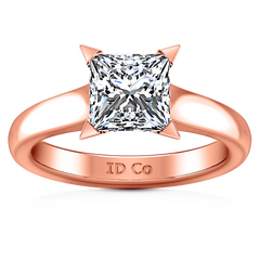 Solitaire Engagement Ring Jenny 14K Rose Gold