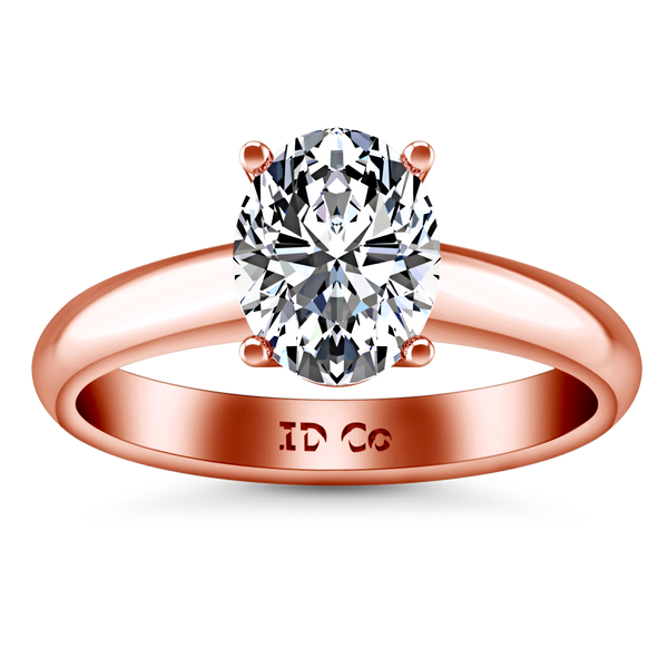 Solitaire Engagement Ring Daniela 14K Rose Gold