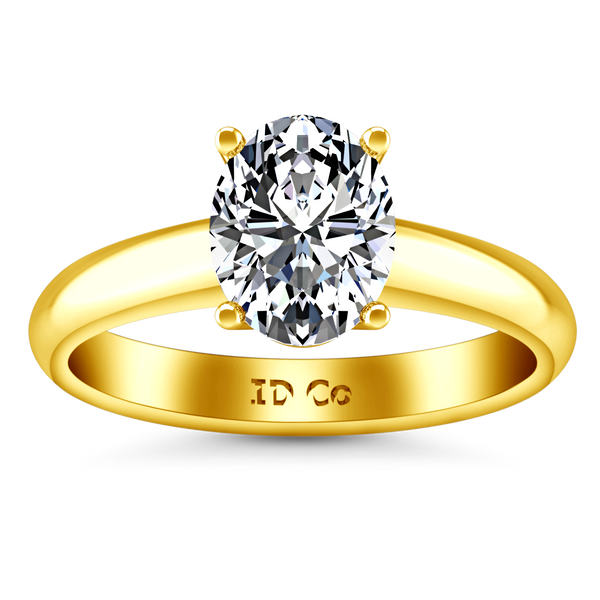Solitaire Engagement Ring Daniela 14K Yellow Gold