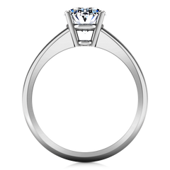 Solitaire Engagement Ring Daniela 14K White Gold