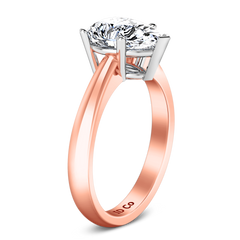 Solitaire Engagement Ring Hillary 14K Rose Gold