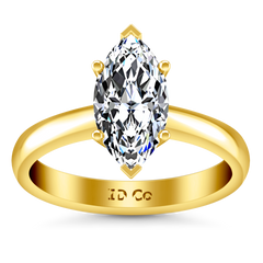Solitaire Engagement Ring Scarlet 14K Yellow Gold