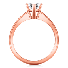 Solitaire Engagement Ring Scarlet 14K Rose Gold