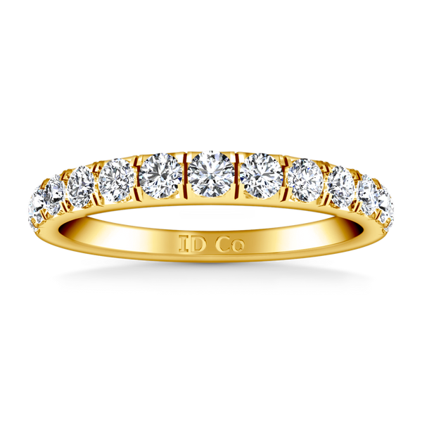 Diamond Wedding Band Janice 0.81 Cts 14K Yellow Gold