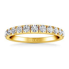 Diamond Wedding Band Janice 0.81 Cts 14K Yellow Gold