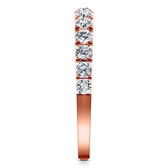 Diamond Wedding Band Janice 0.81 Cts 14K Rose Gold