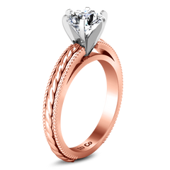 Solitaire Engagement Ring Janet 14K Rose Gold