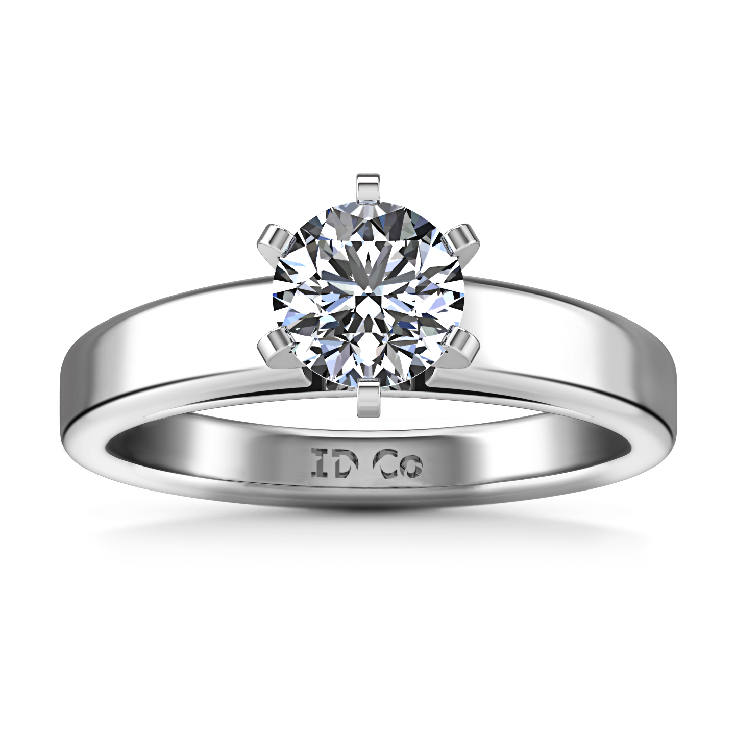 Modern diamond solitaire rings Clearance