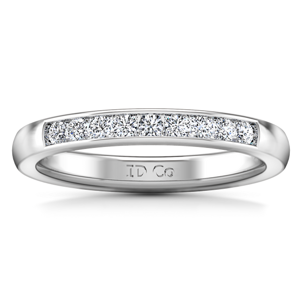 Diamond Wedding Band Sydney 0.18 Cts 14K White Gold