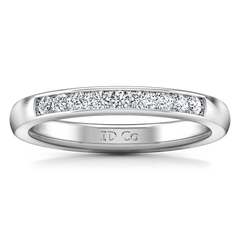 Diamond Wedding Band Sydney 0.18 Cts 14K White Gold