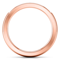 Diamond Wedding Band Sydney 0.18 Cts 14K Rose Gold