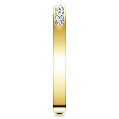 Diamond Wedding Band Sydney 0.18 Cts 14K Yellow Gold