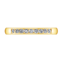 Diamond Wedding Band Sydney 0.18 Cts 14K Yellow Gold