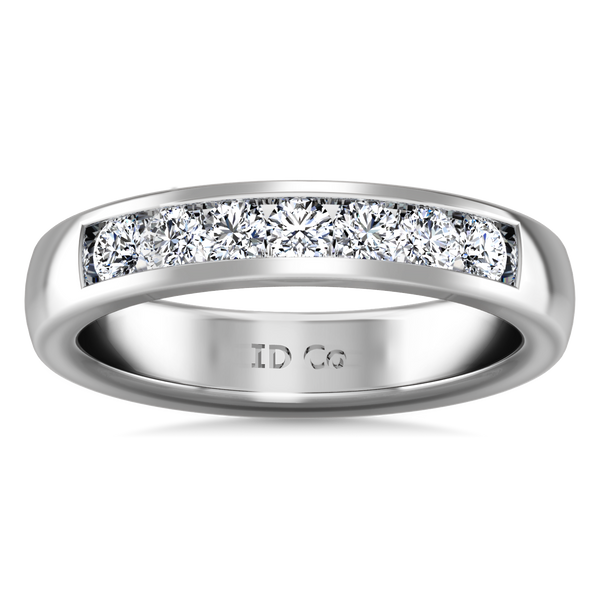 Diamond Wedding Band Hudson  0.35 Cts 14K White Gold