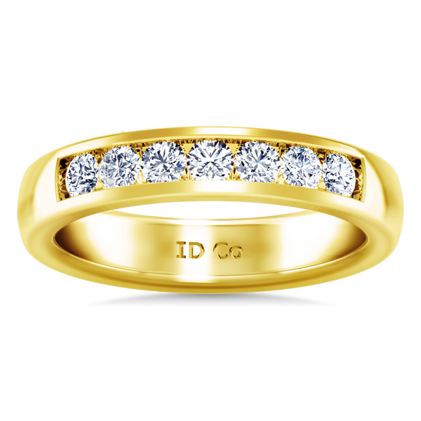 Diamond Wedding Band Hudson  0.35 Cts 14K Yellow Gold