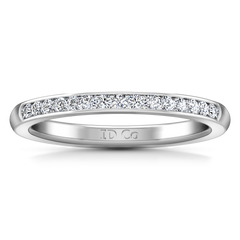 Diamond Wedding Band Erin  0.22 Cts 14K White Gold