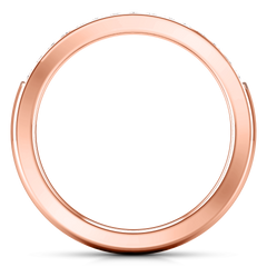 Diamond Wedding Band Erin  0.22 Cts 14K Rose Gold