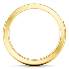 Diamond Wedding Band Erin  0.22 Cts 14K Yellow Gold
