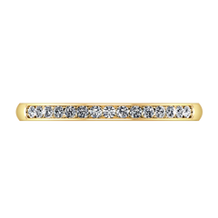 Diamond Wedding Band Erin  0.22 Cts 14K Yellow Gold