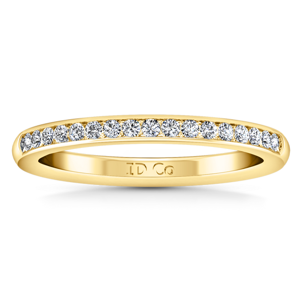 Diamond Wedding Band Devon 0.51 Cts 14K Yellow Gold