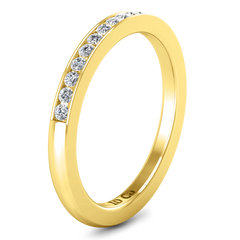 Diamond Wedding Band Devon 0.51 Cts 14K Yellow Gold