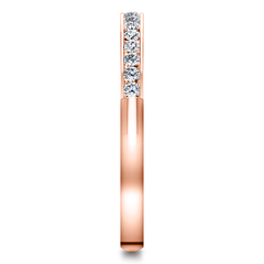 Diamond Wedding Band Devon 0.51 Cts 14K Rose Gold