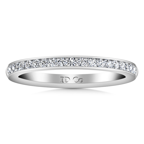 Diamond Wedding Band Alina 0.29 Cts 14K White Gold