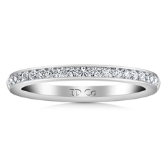 Diamond Wedding Band Alina 0.29 Cts 14K White Gold