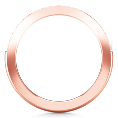Diamond Wedding Band Alina 0.29 Cts 14K Rose Gold