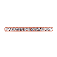 Diamond Wedding Band Alina 0.29 Cts 14K Rose Gold