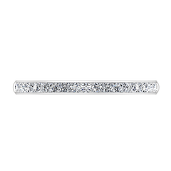 Diamond Wedding Band Alina 0.29 Cts 14K White Gold