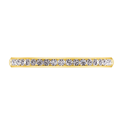 Diamond Wedding Band Alina 0.29 Cts 14K Yellow Gold