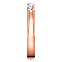 Diamond Wedding Band Hadley  0.15 Cts 14K Rose Gold