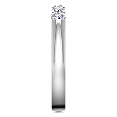 Diamond Wedding Band Hadley  0.15 Cts 14K White Gold