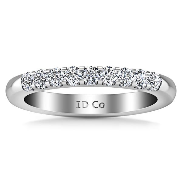 Diamond Wedding Band Candice 0.21 Cts 14K White Gold