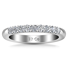 Diamond Wedding Band Candice 0.21 Cts 14K White Gold