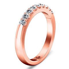 Diamond Wedding Band Candice 0.21 Cts 14K Rose Gold