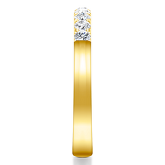 Diamond Wedding Band Candice 0.21 Cts 14K Yellow Gold