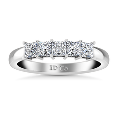 Diamond Wedding Band Gwen 0.25 Cts 14K White Gold
