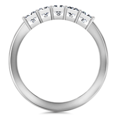 Diamond Wedding Band Gwen 0.25 Cts 14K White Gold