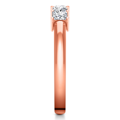 Diamond Wedding Band Gwen 0.25 Cts 14K Rose Gold