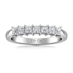 Diamond Wedding Band Janelle 0.49 Cts 14K White Gold