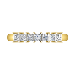 Diamond Wedding Band Janelle 0.49 Cts 14K Yellow Gold